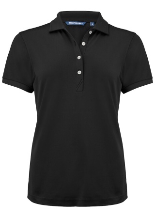 Dámská polokošile VIRTUE ECO SOLID BLACK Front Dámská polokošile VIRTUE ECO SOLID BLACK Front