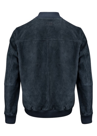 Kožený bomber HERITAGE - Limitovaná edice Námořnická modrá Back Kožený bomber HERITAGE - Limitovaná edice Námořnická modrá Back