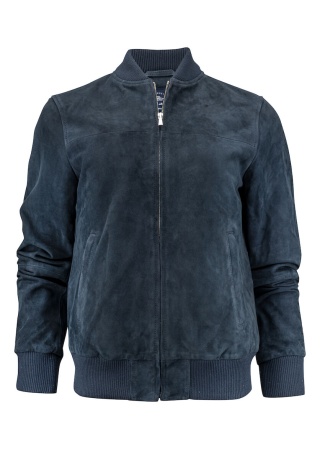 Dámský kožený bomber HERITAGE - Limitovaná edice Námořnická modrá Front Dámský kožený bomber HERITAGE - Limitovaná edice Námořnická modrá Front