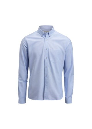 Pánská košile ALLEN OXFORD Light blue Front Pánská košile ALLEN OXFORD Light blue Front
