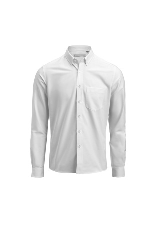 Pánská košile ALLEN OXFORD Bílá Front Pánská košile ALLEN OXFORD Bílá Front