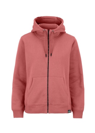 Dámská mikina Cottover KEY FZ HOOD DUSTY RED Front Dámská mikina Cottover KEY FZ HOOD DUSTY RED Front