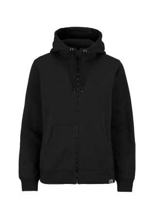 Dámská mikina Cottover KEY FZ HOOD Černá Front Dámská mikina Cottover KEY FZ HOOD Černá Front
