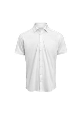 Košile s krátkým rukávem INDIGO BOW 132 S/S REGULAR Bílá Front Košile s krátkým rukávem INDIGO BOW 132 S/S REGULAR Bílá Front