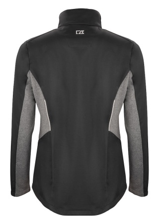 Softshellová dámská bunda NAVIGATE BLACK Back