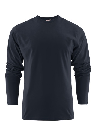 Tričko s dlouhým rukávem HEAVIER PRO LS DARK NAVY Front Tričko s dlouhým rukávem HEAVIER PRO LS DARK NAVY Front