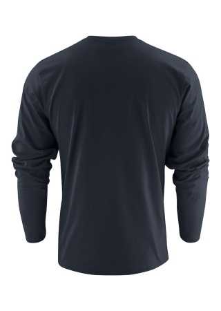 Tričko s dlouhým rukávem HEAVIER PRO LS DARK NAVY Back Tričko s dlouhým rukávem HEAVIER PRO LS DARK NAVY Back