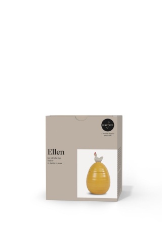 Keramická dóza se slepičkou ELLEN HEN, žlutá Keramická dóza se slepičkou ELLEN HEN, žlutá