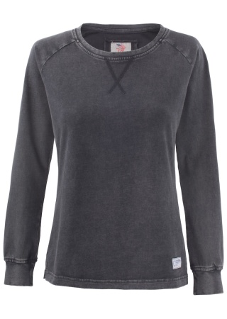 Dámská mikina THORP CREW GREY Front Dámská mikina THORP CREW GREY Front