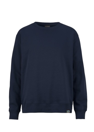 Unisex mikina KEY CREW NECK Námořní modř Front Unisex mikina KEY CREW NECK Námořní modř Front