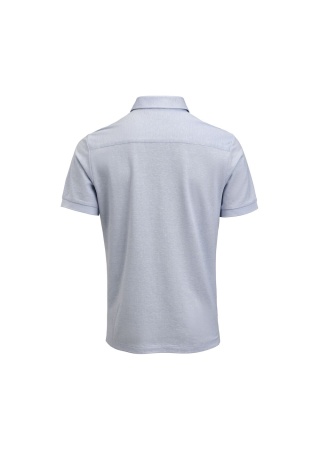Polokošile INDIGO BOW 133 S/S TAILORED POLO SKYBLUE Back Polokošile INDIGO BOW 133 S/S TAILORED POLO SKYBLUE Back