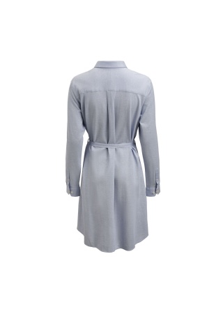 Košilové šaty INDIGO BOW 133 SKYBLUE Back Košilové šaty INDIGO BOW 133 SKYBLUE Back