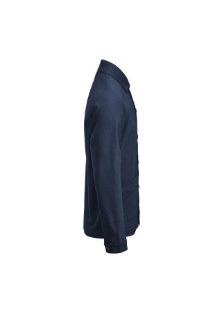 Košilová bunda PATCH POCKET OVERSHIRT Námořnická modrá Side Košilová bunda PATCH POCKET OVERSHIRT Námořnická modrá Side