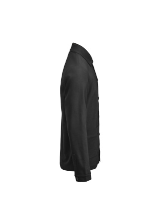 Košilová bunda PATCH POCKET OVERSHIRT Černá Side Košilová bunda PATCH POCKET OVERSHIRT Černá Side