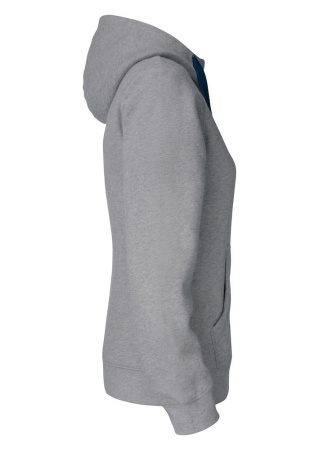 Pohodlná dámská mikina TWISP GREY MELANGE Side Pohodlná dámská mikina TWISP GREY MELANGE Side