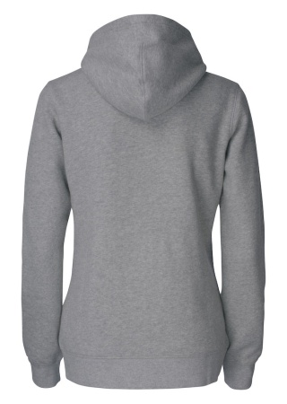 Pohodlná dámská mikina TWISP GREY MELANGE Back Pohodlná dámská mikina TWISP GREY MELANGE Back