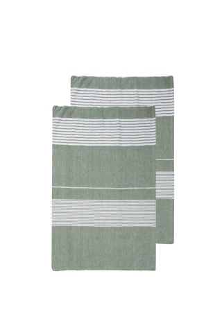 Utěrka ELLA HAMAM, 50x70 cm, 2 ks, zelená default Utěrka ELLA HAMAM, 50x70 cm, 2 ks, zelená default