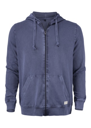 Mikina THORP FZ DENIM BLUE Front Mikina THORP FZ DENIM BLUE Front