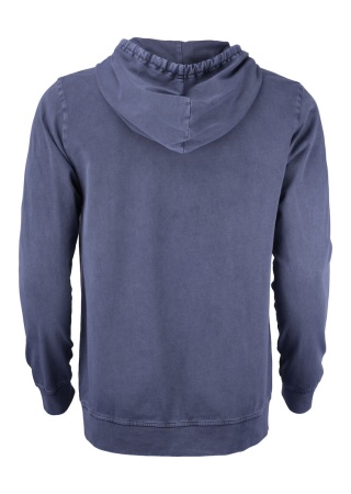 Mikina THORP FZ DENIM BLUE Back Mikina THORP FZ DENIM BLUE Back