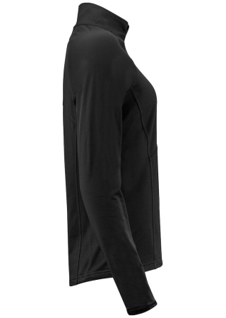 Dámská pohodlná mikina ADAPT HALFZIP BLACK Side Dámská pohodlná mikina ADAPT HALFZIP BLACK Side