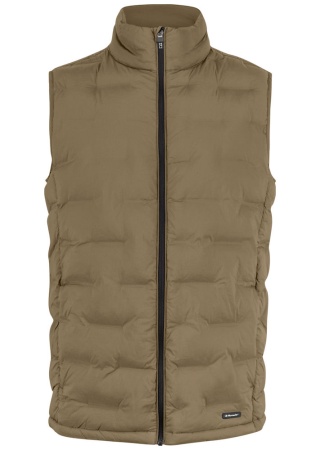Zateplená vesta BAKER KHAKI Front Zateplená vesta BAKER KHAKI Front