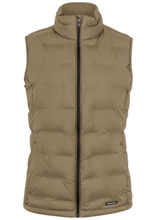 Dámská zateplená vesta BAKER KHAKI Front Dámská zateplená vesta BAKER KHAKI Front