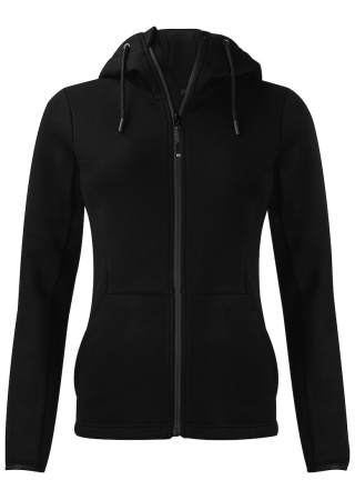 Dámská mikina s kapucí PEMBERTON FZ BLACK Front Dámská mikina s kapucí PEMBERTON FZ BLACK Front