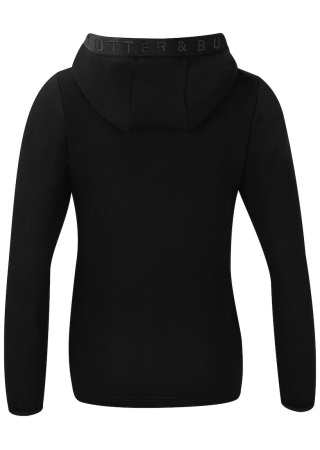 Dámská mikina s kapucí PEMBERTON FZ BLACK Back Dámská mikina s kapucí PEMBERTON FZ BLACK Back