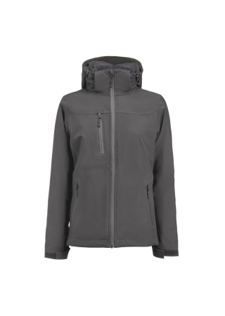 Funkční dámská bunda PINNACLES STEEL GREY Front Funkční dámská bunda PINNACLES STEEL GREY Front