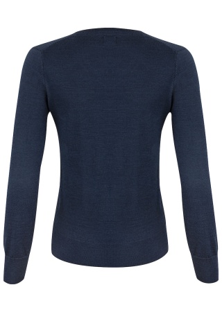 Dámský svetr VERNON V-NECK NavyBlue Back Dámský svetr VERNON V-NECK NavyBlue Back