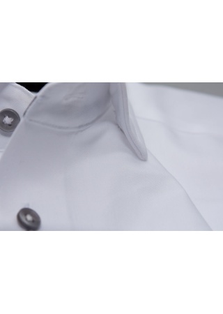 Košile YELLOW BOW 56 REGULAR WHITE/GREY Side