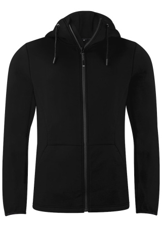Mikina s kapucí PEMBERTON FZ BLACK Front Mikina s kapucí PEMBERTON FZ BLACK Front