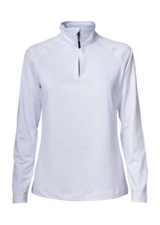 Mikina COOS BAY HALF ZIP WHITE Front Mikina COOS BAY HALF ZIP WHITE Front