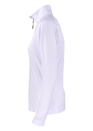 Mikina COOS BAY HALF ZIP WHITE Side Mikina COOS BAY HALF ZIP WHITE Side