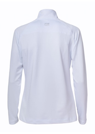 Mikina COOS BAY HALF ZIP WHITE Back Mikina COOS BAY HALF ZIP WHITE Back