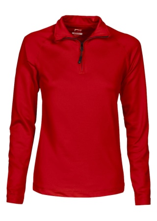 Mikina COOS BAY HALF ZIP RED Front Mikina COOS BAY HALF ZIP RED Front
