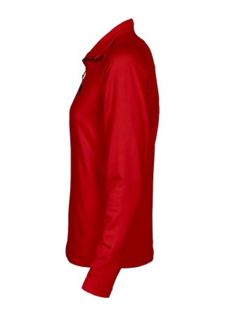Mikina COOS BAY HALF ZIP RED Side Mikina COOS BAY HALF ZIP RED Side