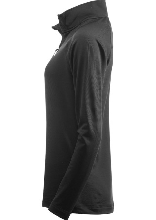 Mikina COOS BAY HALF ZIP BLACK Side Mikina COOS BAY HALF ZIP BLACK Side