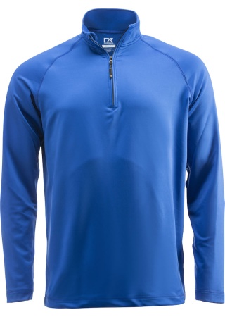 Mikina COOS BAY HALF ZIP MODRÁ / TISK Front Mikina COOS BAY HALF ZIP MODRÁ / TISK Front