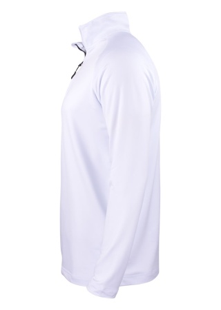 Mikina COOS BAY HALF ZIP WHITE Side Mikina COOS BAY HALF ZIP WHITE Side