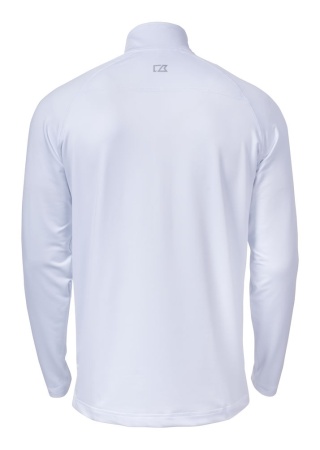 Mikina COOS BAY HALF ZIP WHITE Back Mikina COOS BAY HALF ZIP WHITE Back