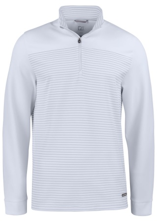 Mikina TRAVERSE HALF ZIP WHITE Front Mikina TRAVERSE HALF ZIP WHITE Front