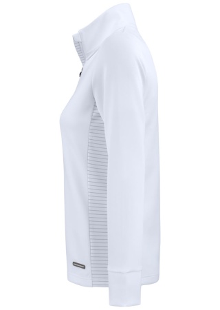 Dámská mikina TRAVERSE HALF ZIP WHITE Side Dámská mikina TRAVERSE HALF ZIP WHITE Side
