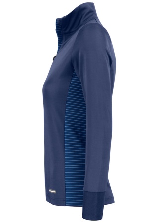 Dámská mikina TRAVERSE HALF ZIP NavyBlue Side Dámská mikina TRAVERSE HALF ZIP NavyBlue Side