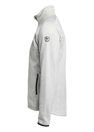 Mikina na zip TENSON TXLITE Stříbřitě šedá Side Mikina na zip TENSON TXLITE Stříbřitě šedá Side