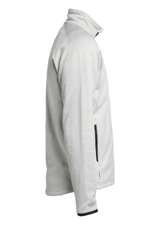 Mikina na zip TENSON TXLITE Stříbřitě šedá Side Mikina na zip TENSON TXLITE Stříbřitě šedá Side