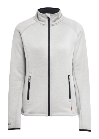 Dámská mikina na zip TXLITE Stříbřitě šedá Front Dámská mikina na zip TXLITE Stříbřitě šedá Front