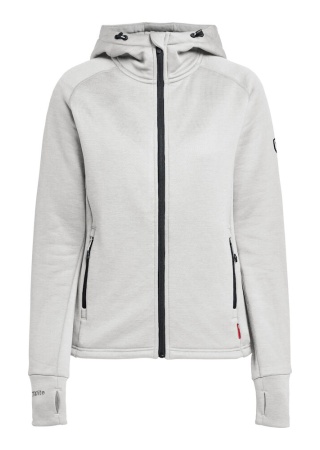 Dámská mikina na zip TENSON TXLITE Stříbřitě šedá Front Dámská mikina na zip TENSON TXLITE Stříbřitě šedá Front