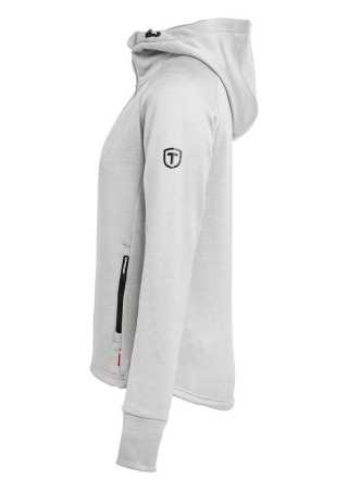 Dámská mikina na zip TENSON TXLITE Stříbřitě šedá Side Dámská mikina na zip TENSON TXLITE Stříbřitě šedá Side