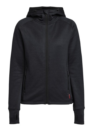 Dámská mikina na zip TENSON TXLITE Černá Front Dámská mikina na zip TENSON TXLITE Černá Front